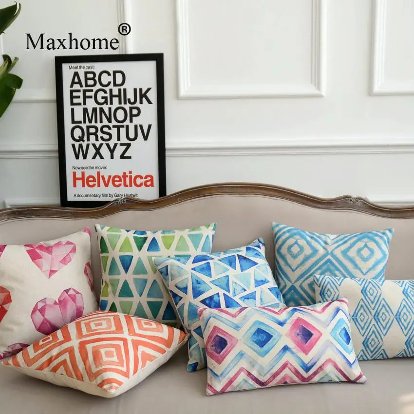 Watercolor Pillow Nordic Simple Abstract Geometric Linen Cotton Pillowcase Home Decor Sofa Throw Pillows Almofadas 18 Inches
Watercolor Pillow Nordic Simple Abstract Geometric Linen Cotton Pillowcase Home Decor Sofa Throw Pillows Almofadas 18 Inches