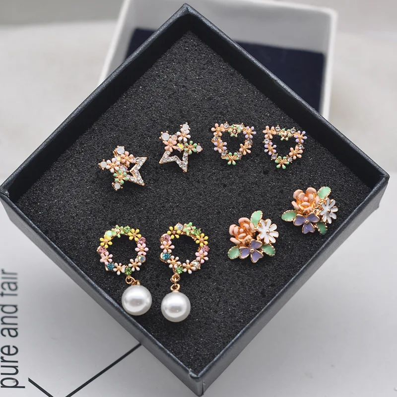 925 silver pin earrings, summer flower, female, super immortal temperament earrings, fashion jewelry wholesale,JX131
925 silver pin earrings, summer flower, female, super immortal temperament earrings, fashion jewelry wholesale,JX131