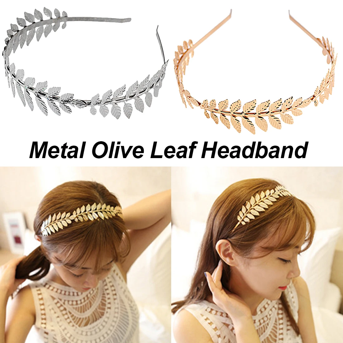 1 Pc Women Fashion Headband Bezel Metal Leaves Baroque Style Charm Hair Accessories Hairband Gold Silver
1 Pc Women Fashion Headband Bezel Metal Leaves Baroque Style Charm Hair Accessories Hairband Gold Silver