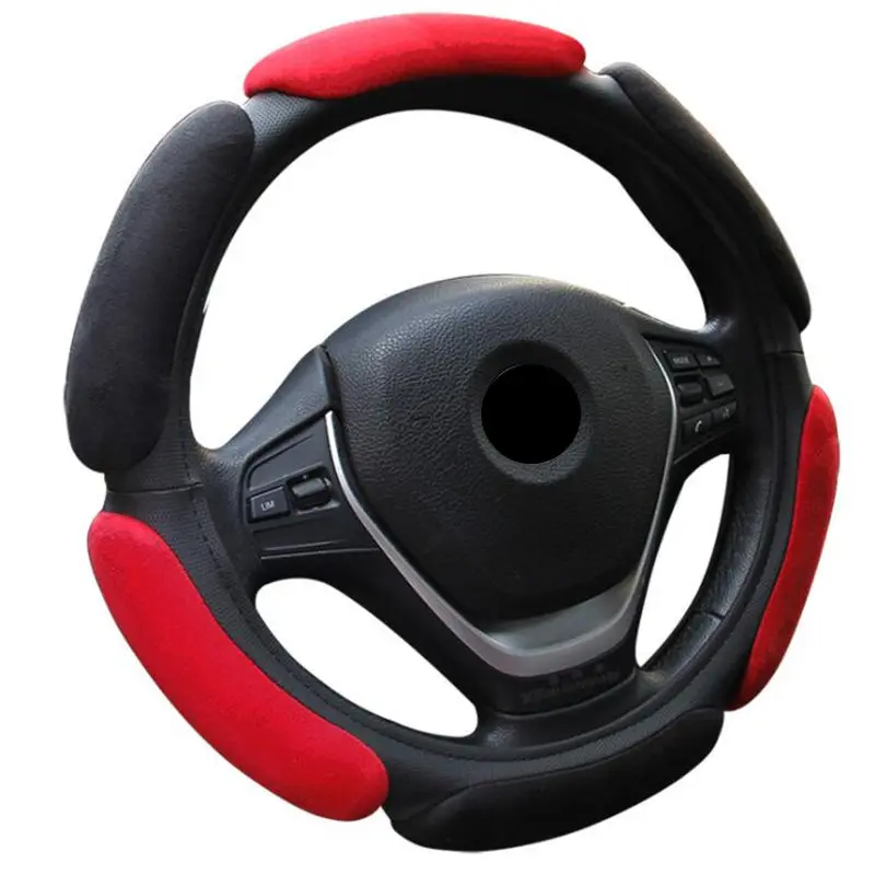 10 Colors Non-slip Steering-Wheel Cover with 3D Design/Flocking clothcar steering wheel braid diameter 38CM For 95% Car
10 Colors Non-slip Steering-Wheel Cover with 3D Design/Flocking clothcar steering wheel braid diameter 38CM For 95% Car