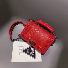 Miling 2018 New Snakeskin Pattern Small Square Bag Messenger Chain Bag Wild Shoulder Bag Handbag
Miling 2018 New Snakeskin Pattern Small Square Bag Messenger Chain Bag Wild Shoulder Bag Handbag