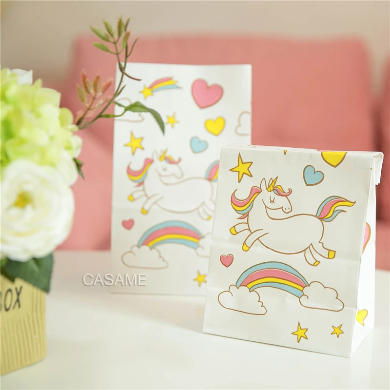 6pcs quality Unicorn Party Paper Bag Birthday Gift Bags Pink Candy Bag Baby Shower Birthday Party Wedding Supplies Decoration
6pcs quality Unicorn Party Paper Bag Birthday Gift Bags Pink Candy Bag Baby Shower Birthday Party Wedding Supplies Decoration