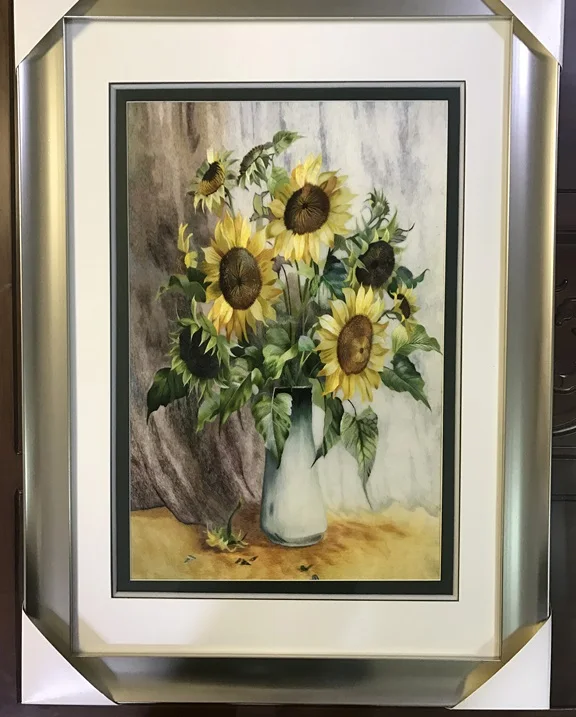 Handmade 100% Mulberry Silk Thread Finished Suzhou Embroidery not include frame ,sunflower 40*60cm
Handmade 100% Mulberry Silk Thread Finished Suzhou Embroidery not include frame ,sunflower 40*60cm