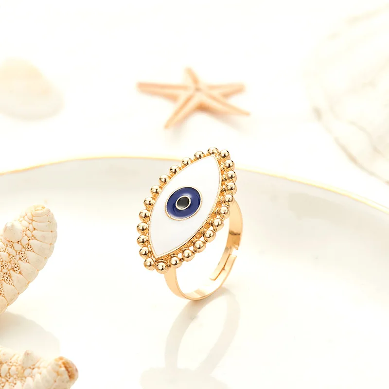 2019 New Fashion Adjustable Gold Color Dripping Oil Evil Eye Finger Rings Lady's Vintage Midi Knuckle Ring Jewelry For Women
2019 New Fashion Adjustable Gold Color Dripping Oil Evil Eye Finger Rings Lady's Vintage Midi Knuckle Ring Jewelry For Women