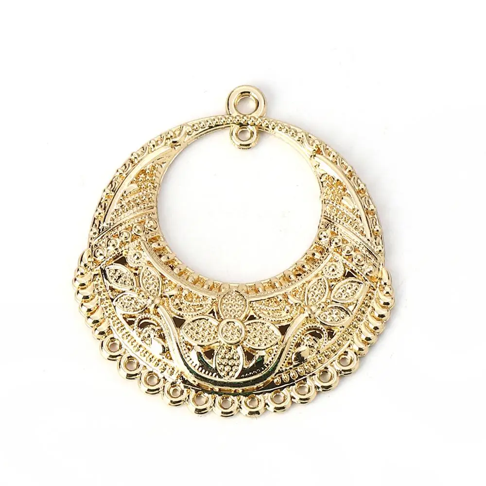 DoreenBeads Fashion Zinc Based Alloy Chandelier Connectors Round Gold Color Flower Boho Jewelry DIY Findings 32mm x 30mm, 10 PCs
DoreenBeads Fashion Zinc Based Alloy Chandelier Connectors Round Gold Color Flower Boho Jewelry DIY Findings 32mm x 30mm, 10 PCs