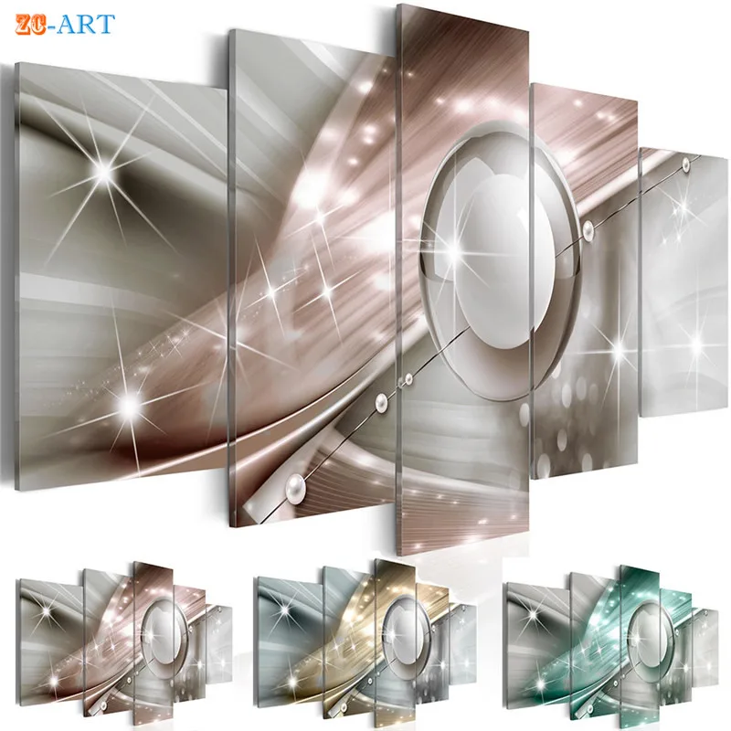 White Ball Prints Canvas Art 5 Pieces Abstract Painting Modern Bling Wall Painting Modular Pictures for Living Room Home Decor
White Ball Prints Canvas Art 5 Pieces Abstract Painting Modern Bling Wall Painting Modular Pictures for Living Room Home Decor