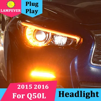 Lampever Style LED Head Lamp for Infiniti Q50L led headlights 15-16 for Q50L drl H7 hid Bi-Xenon Lens angel eye low beam
Lampever Style LED Head Lamp for Infiniti Q50L led headlights 15-16 for Q50L drl H7 hid Bi-Xenon Lens angel eye low beam