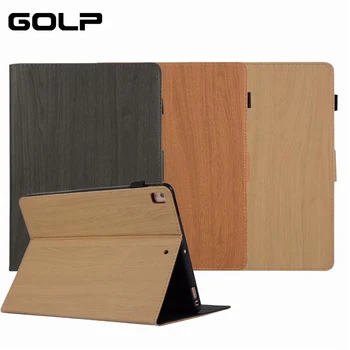 For iPad Pro 9.7 Case GOLP Silicone Soft TPU Wood Pattern Flip Smart Cover for iPad 9.7 2018 2017 Case
For iPad Pro 9.7 Case GOLP Silicone Soft TPU Wood Pattern Flip Smart Cover for iPad 9.7 2018 2017 Case