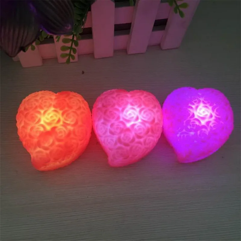 1Pcs Heart-shaped rose little Night Light Small colorful props romantic Valentine's Day roses jewelry lovers Color Changing LED
1Pcs Heart-shaped rose little Night Light Small colorful props romantic Valentine's Day roses jewelry lovers Color Changing LED