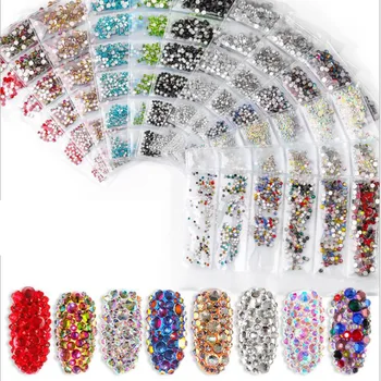 1Pack Nails Mixed Sizes Glitter Flatback Glass Nail Rhinestones Nail Art Decorations Stones Shiny Gems Manicure Accessories
1Pack Nails Mixed Sizes Glitter Flatback Glass Nail Rhinestones Nail Art Decorations Stones Shiny Gems Manicure Accessories