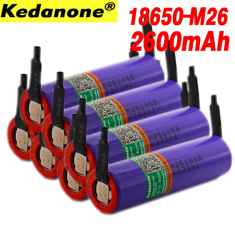 100% for M26 18650 battery 10A 18650 li-ion rechargeable battery 2600 mah power battery backup for scooter Button Top Batteries
100% for M26 18650 battery 10A 18650 li-ion rechargeable battery 2600 mah power battery backup for scooter Button Top Batteries