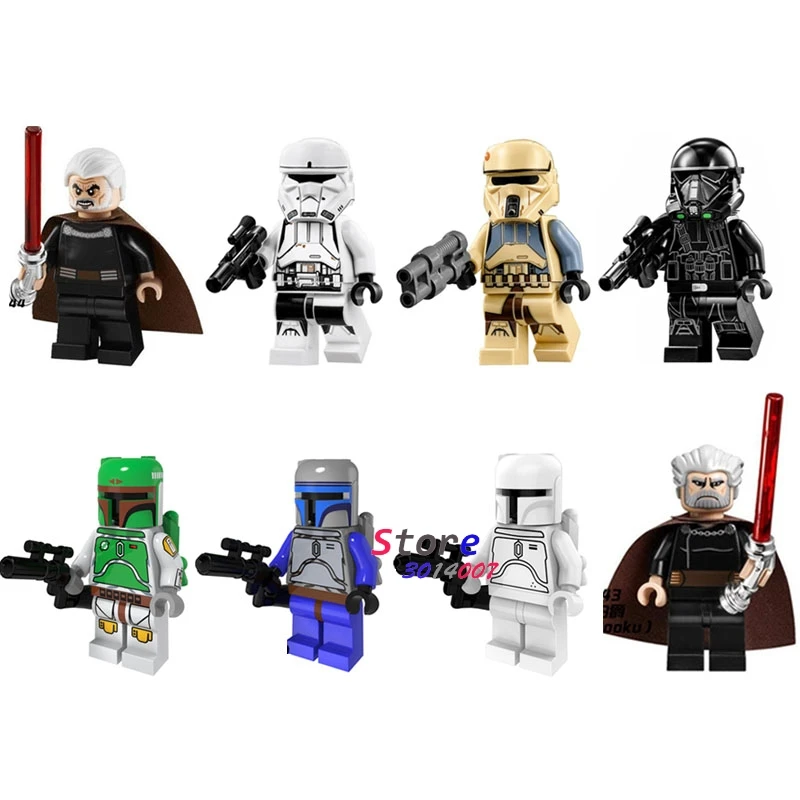 1PCS Sale Jango feet Count Dooku Death building blocks action model bricks toys for children
1PCS Sale Jango feet Count Dooku Death building blocks action model bricks toys for children
