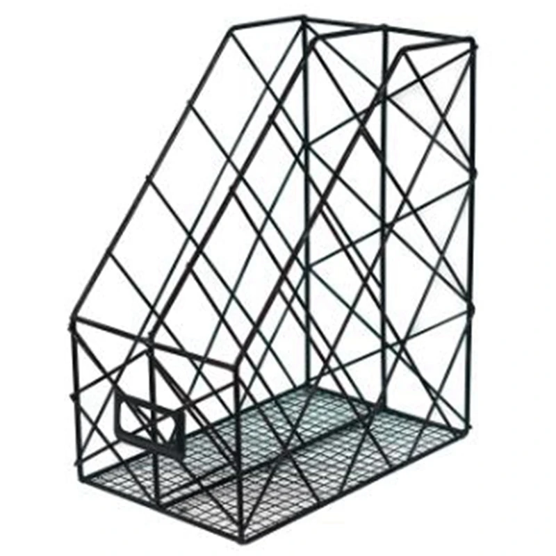 Grid Iron Storage Rack Household Desktop Book Magazine Finishing Shelf Metal Creative Simple Office File Management Case 
Grid Iron Storage Rack Household Desktop Book Magazine Finishing Shelf Metal Creative Simple Office File Management Case