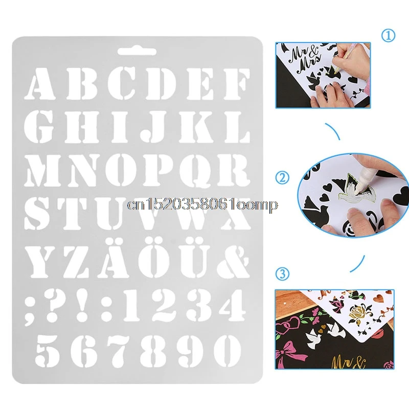 2017 Letter Alphabet Number Layering Stencils Wall Painting Scrapbooking Stamps Album
2017 Letter Alphabet Number Layering Stencils Wall Painting Scrapbooking Stamps Album