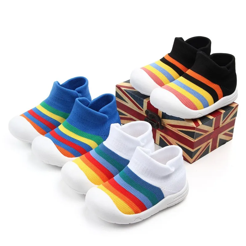 Spring Kids Baby Girl Boy Shoes Anti-Slip Stripe Pattern Sneakers Toddler Soft Soled First Walkers Shoes
Spring Kids Baby Girl Boy Shoes Anti-Slip Stripe Pattern Sneakers Toddler Soft Soled First Walkers Shoes