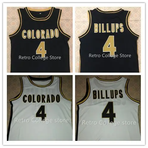 

#4 Chauncey Billups Colorado Buffaloes College Basketball Jerseys Retro Throwback Stitched McDonald ALL AMERICAN jersey