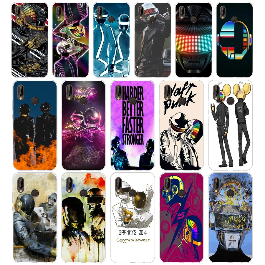 133AQ Daft Punk Give Life Back to DJ Techno Мягкий Силиконовый ТПУ чехол для huawei Nova 3 3i p smart |