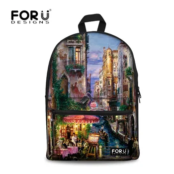 Venice printing backpacks women Eiffel Tower pattern teenage girls canvas backpack for back to schoo bags pretty travel daypack
Venice printing backpacks women Eiffel Tower pattern teenage girls canvas backpack for back to schoo bags pretty travel daypack