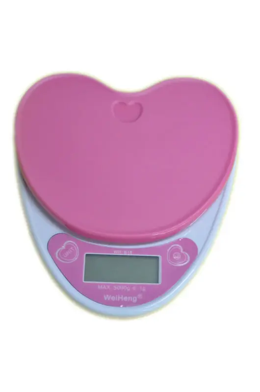 

5KG 1g Love Heart Kitchen Scale 5000G Precision Electronic Digital Laboratory Food Scales Weight Balance 2 Colors Pink Purple