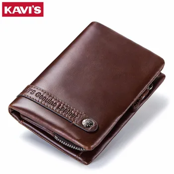 KAVIS Genuine Leather Wallet Men Card Holder and Coin Purse Rfid Magic Walet PORTFOLIO MAN Portomonee Mini Vallet Travel Cover
KAVIS Genuine Leather Wallet Men Card Holder and Coin Purse Rfid Magic Walet PORTFOLIO MAN Portomonee Mini Vallet Travel Cover