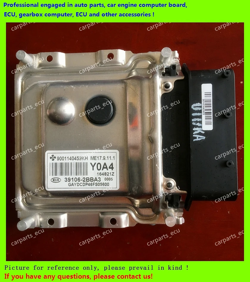 For Hyundai Elantra Landau Renner TUCSON car engine computer board/ME17.9.11 ECU/Electronic Control Unit/39106-2BBA3/39106 2BBA3
For Hyundai Elantra Landau Renner TUCSON car engine computer board/ME17.9.11 ECU/Electronic Control Unit/39106-2BBA3/39106 2BBA3
