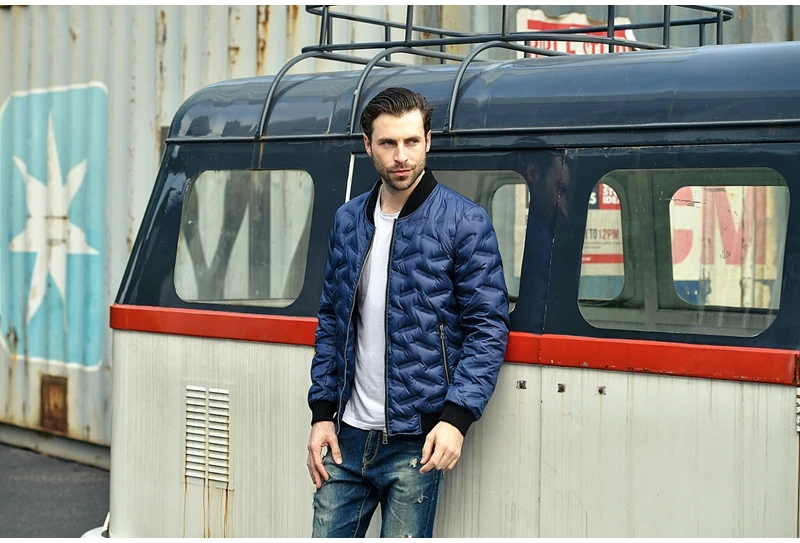 parka de pluma hombre