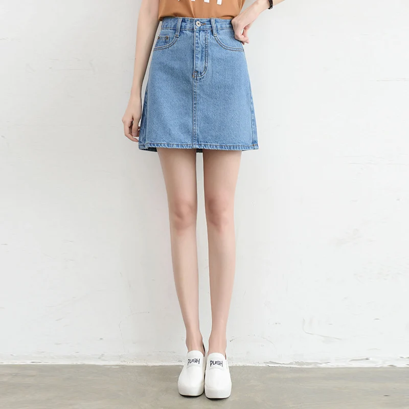 HziriP 2019 Summer Women Denim Skirt High Waist Solid Color Mini Skirts Skirt Female Plus Size Cotton 5 Colors XS-3XL
HziriP 2019 Summer Women Denim Skirt High Waist Solid Color Mini Skirts Skirt Female Plus Size Cotton 5 Colors XS-3XL