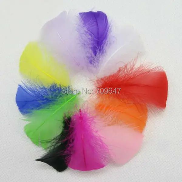 Feathers! 500pcs/lot 4-6cm Small Dyed Colours Goose Coquilles Feathers for Hat making & hair crafts, Jewelry making, Kids'craft
Feathers! 500pcs/lot 4-6cm Small Dyed Colours Goose Coquilles Feathers for Hat making & hair crafts, Jewelry making, Kids'craft