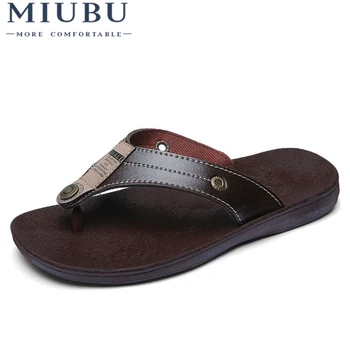 MIUBU New Arrival Summer Cool Men Flip Flops British Style Boardered Beach Sandals Non-slide Male Slippers Zapatos Hombre
MIUBU New Arrival Summer Cool Men Flip Flops British Style Boardered Beach Sandals Non-slide Male Slippers Zapatos Hombre