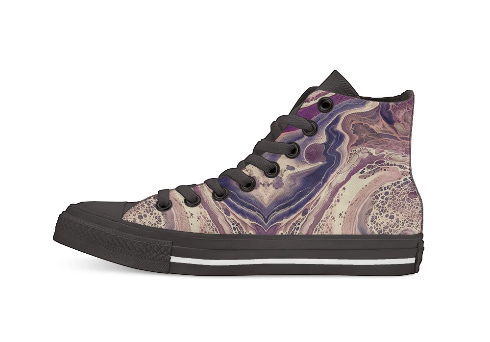 Agate Texture Novelty Design High Top Canvas Custom Shoes flat Casual shoes Drop Shipping
Agate Texture Novelty Design High Top Canvas Custom Shoes flat Casual shoes Drop Shipping