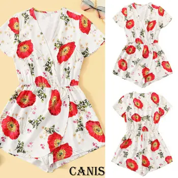 Women Holiday Mini Playsuit Jumpsuit Rompers Summer Beach Casual Shorts Pants
Women Holiday Mini Playsuit Jumpsuit Rompers Summer Beach Casual Shorts Pants