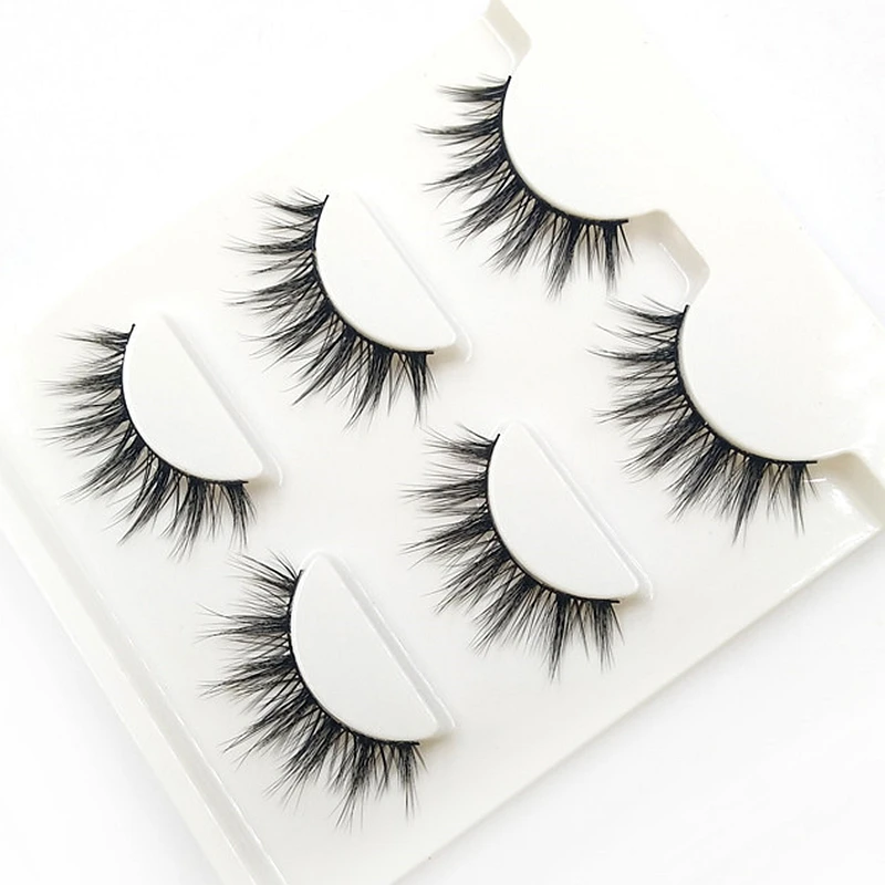 YOKPN 3 Pairs 1 Box Lashes Fashion 3D Stereo Fasle Eyelashes Simulation Makeup Fake Eye Lashes Short Eyelash Extension Tools
YOKPN 3 Pairs 1 Box Lashes Fashion 3D Stereo Fasle Eyelashes Simulation Makeup Fake Eye Lashes Short Eyelash Extension Tools