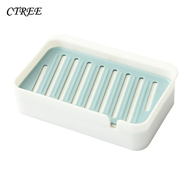 CTREE 2Pcs Diatom Mud Water-Absorbing Quick-Drying Soapbox Easy Clean Punch Free Bathroom Double-Layer Drain Soap Dish C869
CTREE 2Pcs Diatom Mud Water-Absorbing Quick-Drying Soapbox Easy Clean Punch Free Bathroom Double-Layer Drain Soap Dish C869