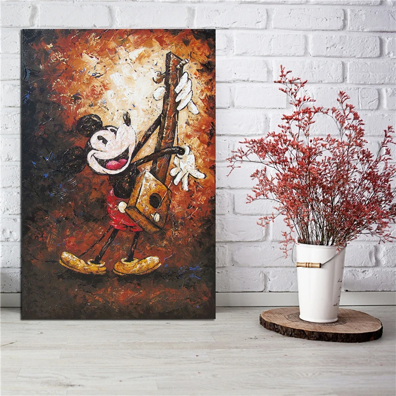 Musical Mickey Mouse Wall Art Canvas Poster And Print Canvas Painting Decorative Picture For Office Bedroom Home Decor Framework
Musical Mickey Mouse Wall Art Canvas Poster And Print Canvas Painting Decorative Picture For Office Bedroom Home Decor Framework