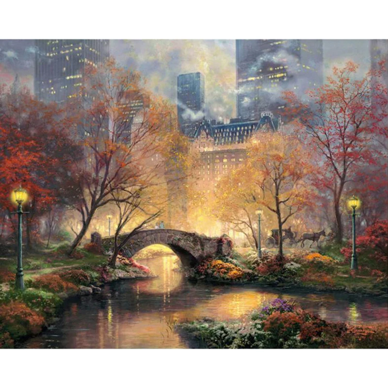 Round Drill Modern Home Decoration Diamond Painting Needlework Diamond Embroidery Mosaic Cross stitch "Scenery Of City" KBL
Round Drill Modern Home Decoration Diamond Painting Needlework Diamond Embroidery Mosaic Cross stitch "Scenery Of City" KBL