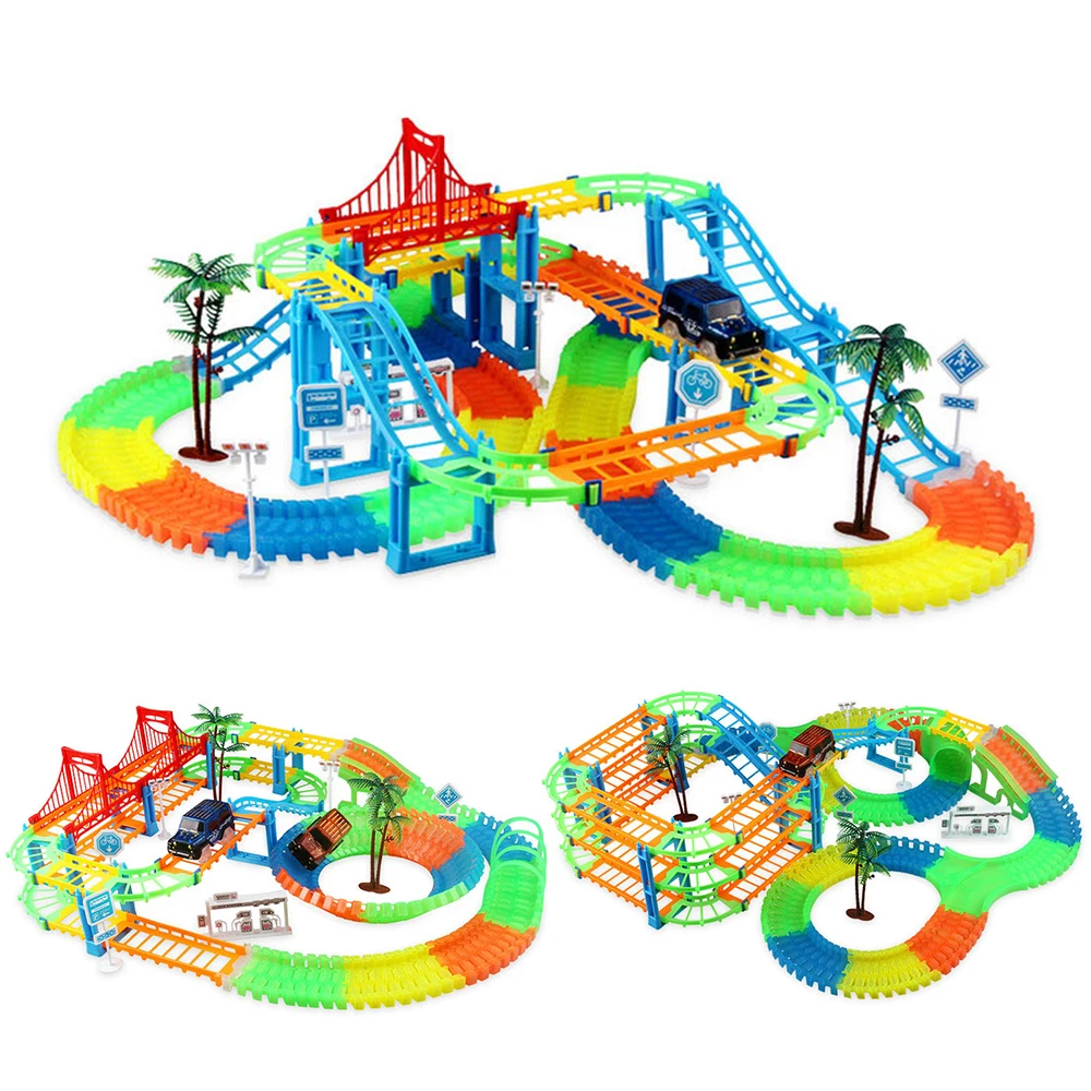 Flexible Railway Flashing Light Rail Car Magic Glowing Track Educational Rail Car Toy Racing Tracks Kids Toys Christmas Gifts
Flexible Railway Flashing Light Rail Car Magic Glowing Track Educational Rail Car Toy Racing Tracks Kids Toys Christmas Gifts