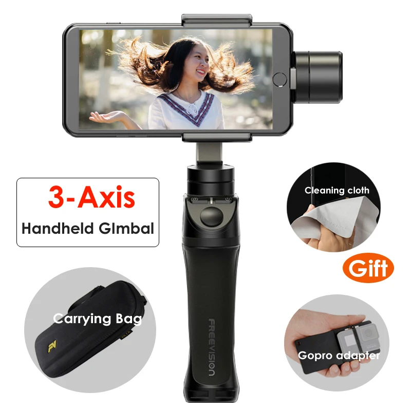 FreeVision VILTA Mobile 3-Axis Handheld Gimbal Stabilizer for iphone Xs X Samsung S7 S8 Note Xiaomi GoPro 7 6 PK Zhiyun Smooth 4 
FreeVision VILTA Mobile 3-Axis Handheld Gimbal Stabilizer for iphone Xs X Samsung S7 S8 Note Xiaomi GoPro 7 6 PK Zhiyun Smooth 4