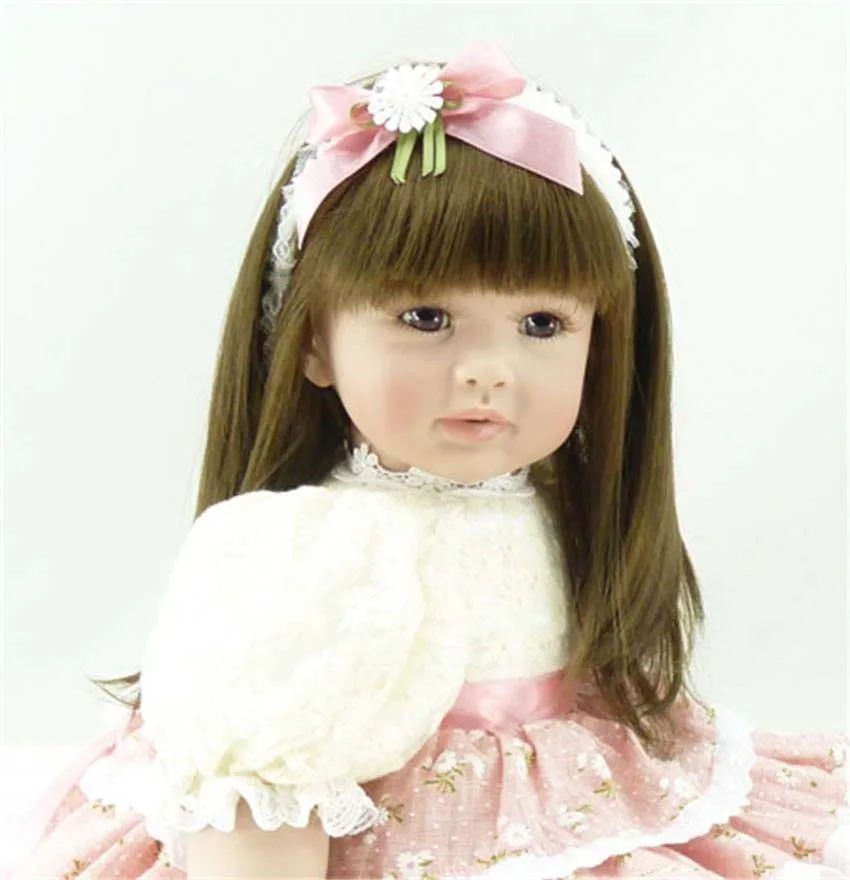 24" Reborn Baby Doll Girl Newborn Lifelike real Baby Doll Gifts Soft Vinyl princess toddler bebe Doll reborn Birthday Gift
24" Reborn Baby Doll Girl Newborn Lifelike real Baby Doll Gifts Soft Vinyl princess toddler bebe Doll reborn Birthday Gift