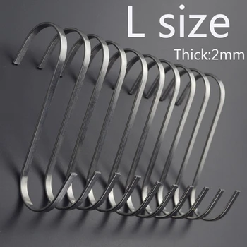 Free Shipping Hotsale Flat S Shape 304 Stainless Steel Hook Large Size Kitchen Metal Hook 20pcs/lot
Free Shipping Hotsale Flat S Shape 304 Stainless Steel Hook Large Size Kitchen Metal Hook 20pcs/lot