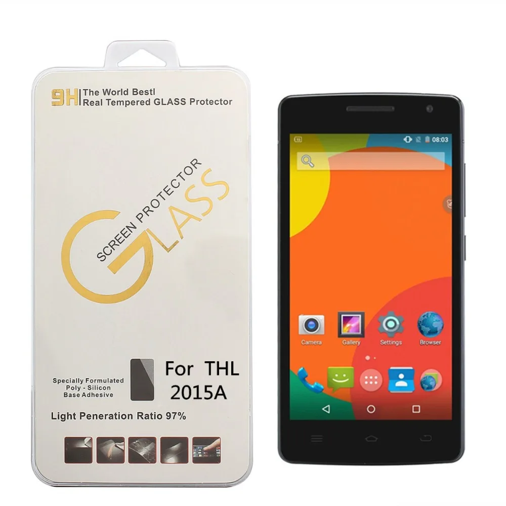 For THL 2015A Tempered Glass High Quality Protector Film 9H 2.5D for THL cellphone screen protective
For THL 2015A Tempered Glass High Quality Protector Film 9H 2.5D for THL cellphone screen protective