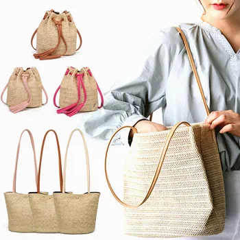 Small Straw Bag Rattan Bags Korean Style Handmade Summer Beach Ladies Woven Wicker Shoulder Bag Crossbody Travel Handbags
Small Straw Bag Rattan Bags Korean Style Handmade Summer Beach Ladies Woven Wicker Shoulder Bag Crossbody Travel Handbags