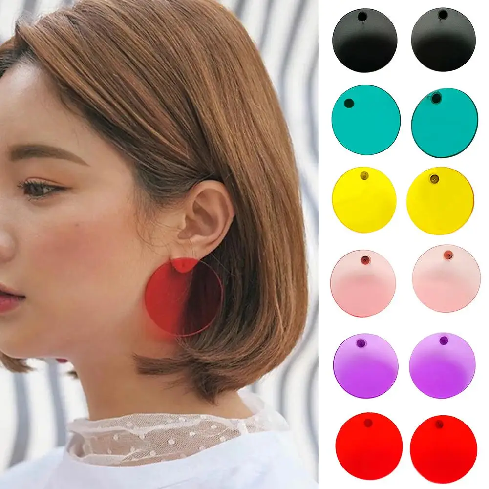 2018 Women Trendy Transparent Circle Round Stud Earrings Acrylic Jewelry Party Charm
2018 Women Trendy Transparent Circle Round Stud Earrings Acrylic Jewelry Party Charm