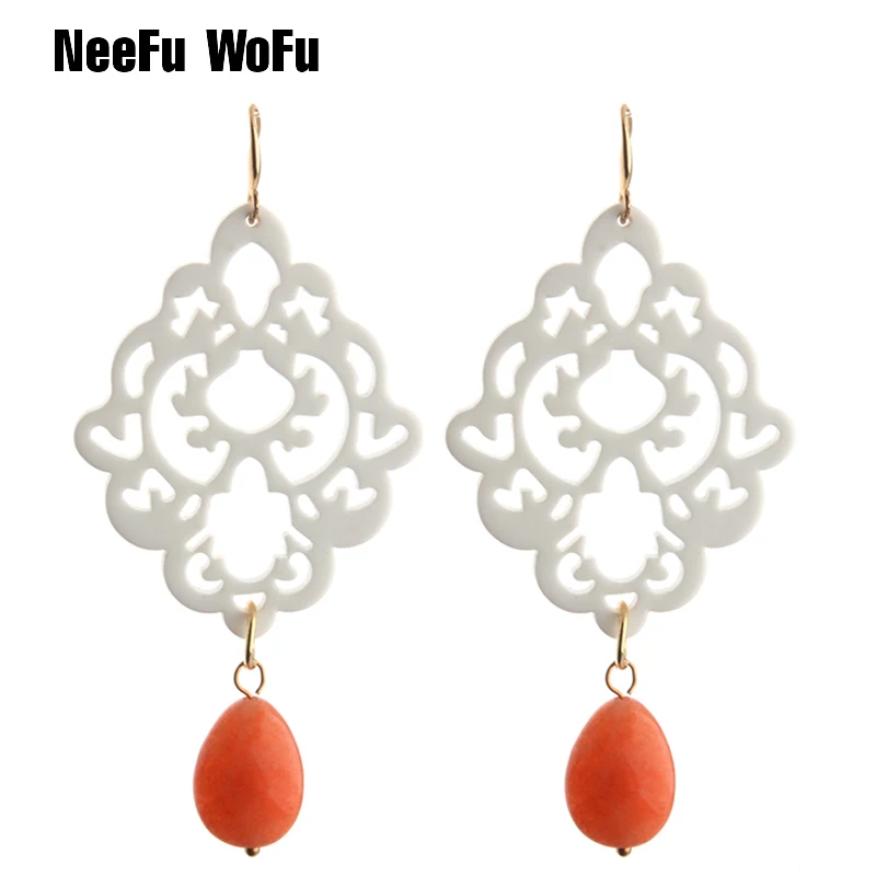 NeeFu WoFu Drop Resin Earring Natural Stone Earrings Fashion Big Earring Dangle large Sculpture Long Brinco Ear Oorbellen
NeeFu WoFu Drop Resin Earring Natural Stone Earrings Fashion Big Earring Dangle large Sculpture Long Brinco Ear Oorbellen