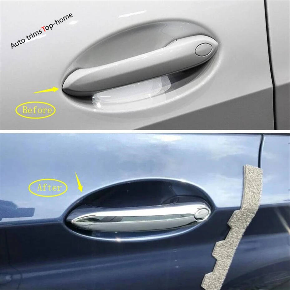 Yimaautotrims Side Door Handle Protection Cap Cover Trim ABS Chromium / Carbon Fiber Look Styling Fit For BMW X5 G05 2019 2020
Yimaautotrims Side Door Handle Protection Cap Cover Trim ABS Chromium / Carbon Fiber Look Styling Fit For BMW X5 G05 2019 2020