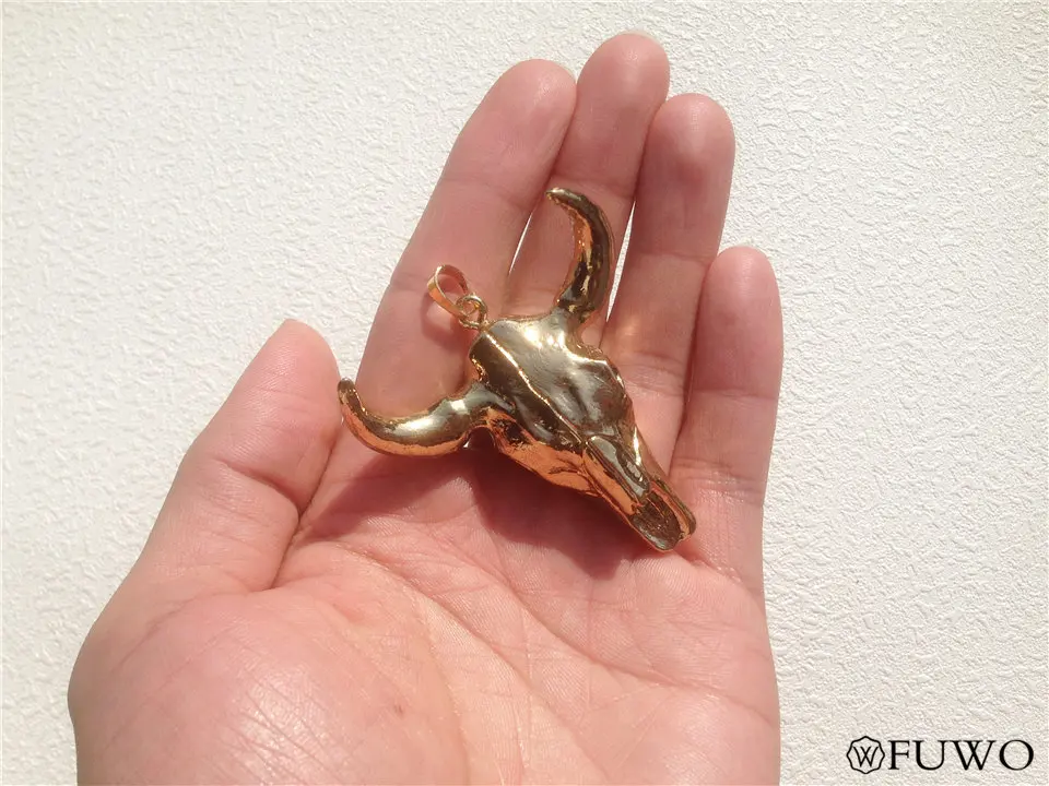 Large Buffalo Skull Pendant 11