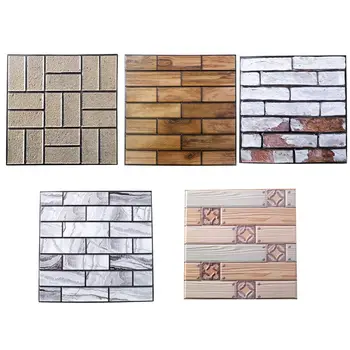 10pcs Wall Paper 3D Anti-Collision Wall Panel Self-Adhesive Lattice Brick Sticker Room Decors
10pcs Wall Paper 3D Anti-Collision Wall Panel Self-Adhesive Lattice Brick Sticker Room Decors