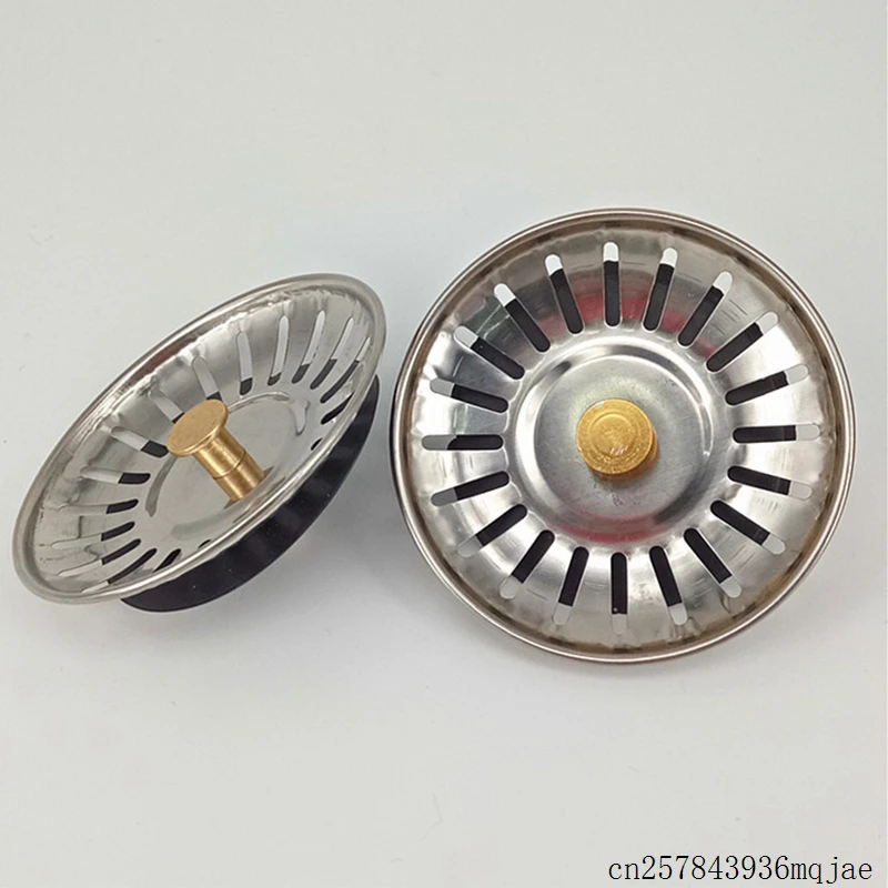 Kitchen Sink Strainer Waste Plug Food Filter Sink Hole Filter Home Tool Rubber Plug Stainless Steel
Kitchen Sink Strainer Waste Plug Food Filter Sink Hole Filter Home Tool Rubber Plug Stainless Steel