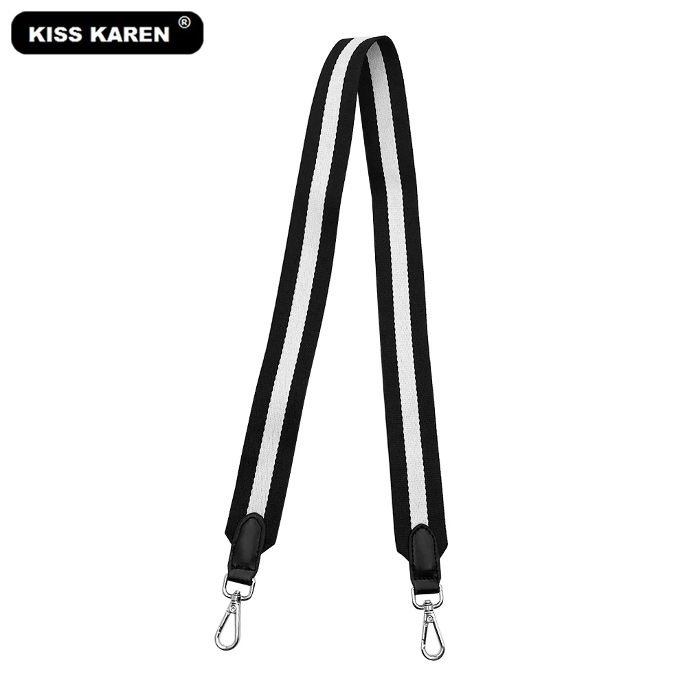 KISS KAREN Stylish Striped Color Shoulder Bag Straps Nylon Handbag Straps Fashion Black/White Stripe Bag Strap Parts
KISS KAREN Stylish Striped Color Shoulder Bag Straps Nylon Handbag Straps Fashion Black/White Stripe Bag Strap Parts