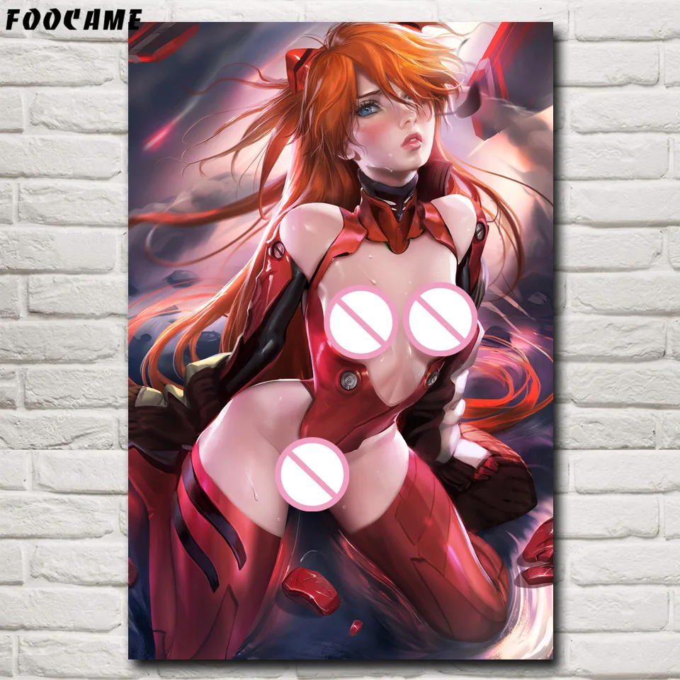 FOOCAME Asuka Neon Genesis Evangelion Sexy Anime Girl Art Silk Posters and Prints Painting Decor Wall Pictures For Living Room
FOOCAME Asuka Neon Genesis Evangelion Sexy Anime Girl Art Silk Posters and Prints Painting Decor Wall Pictures For Living Room