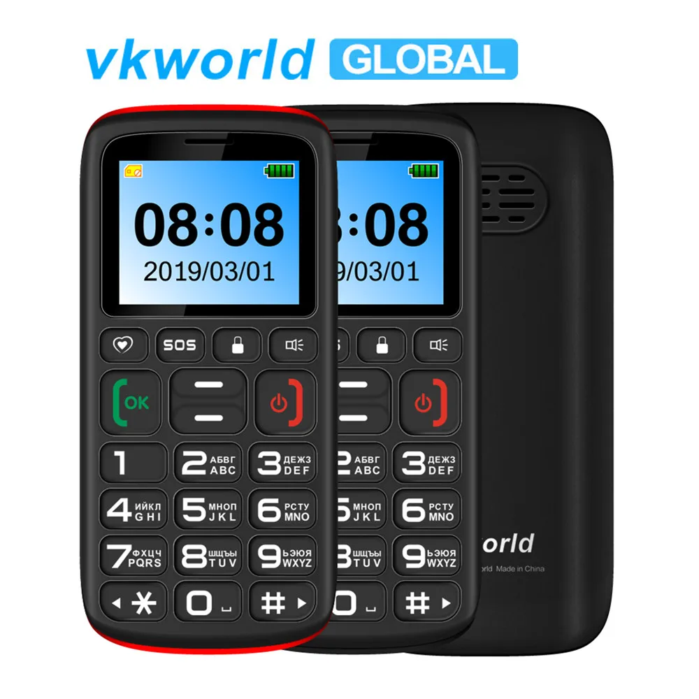 Vkworld Z3 телефон с функцией телефона для детей старшего возраста мини клавиатура